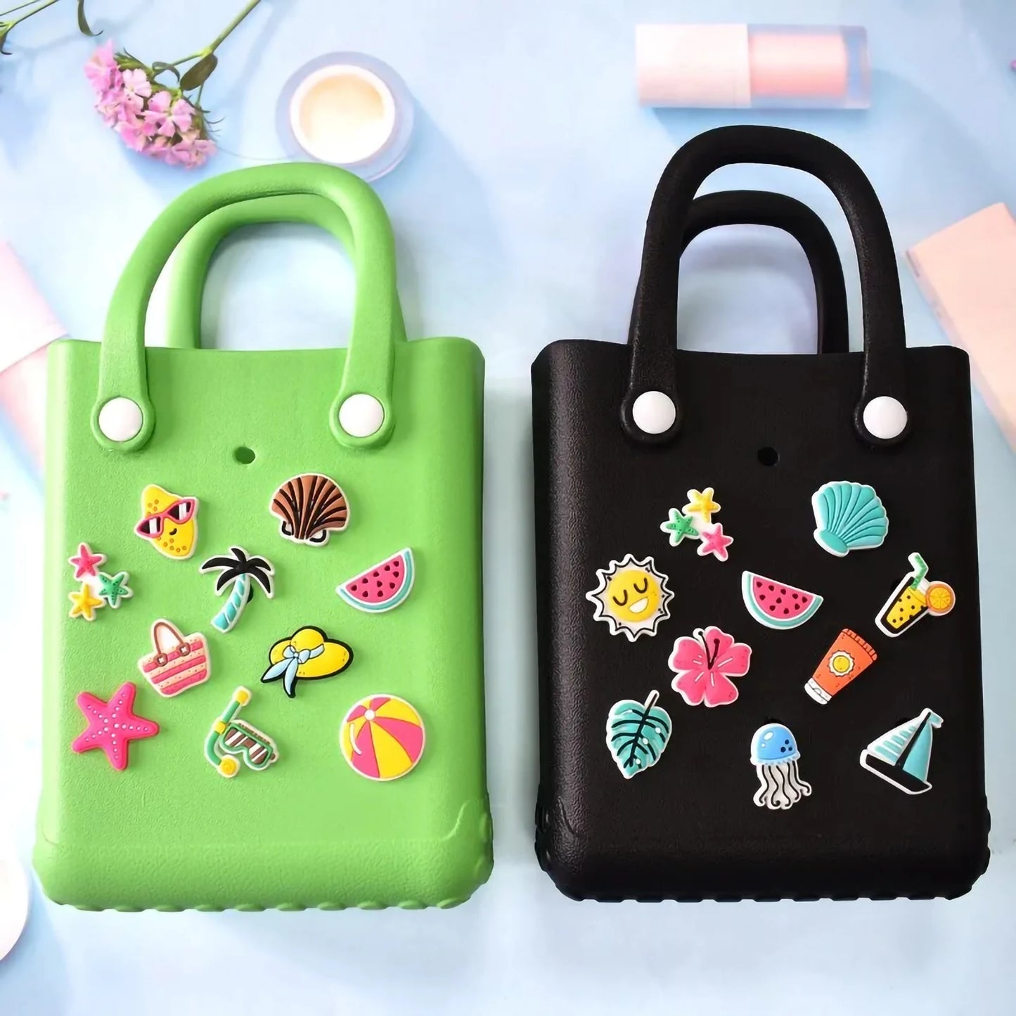 Lovely Bogg Bags Accessories Rubber Summer Decoration Women Beach Tote