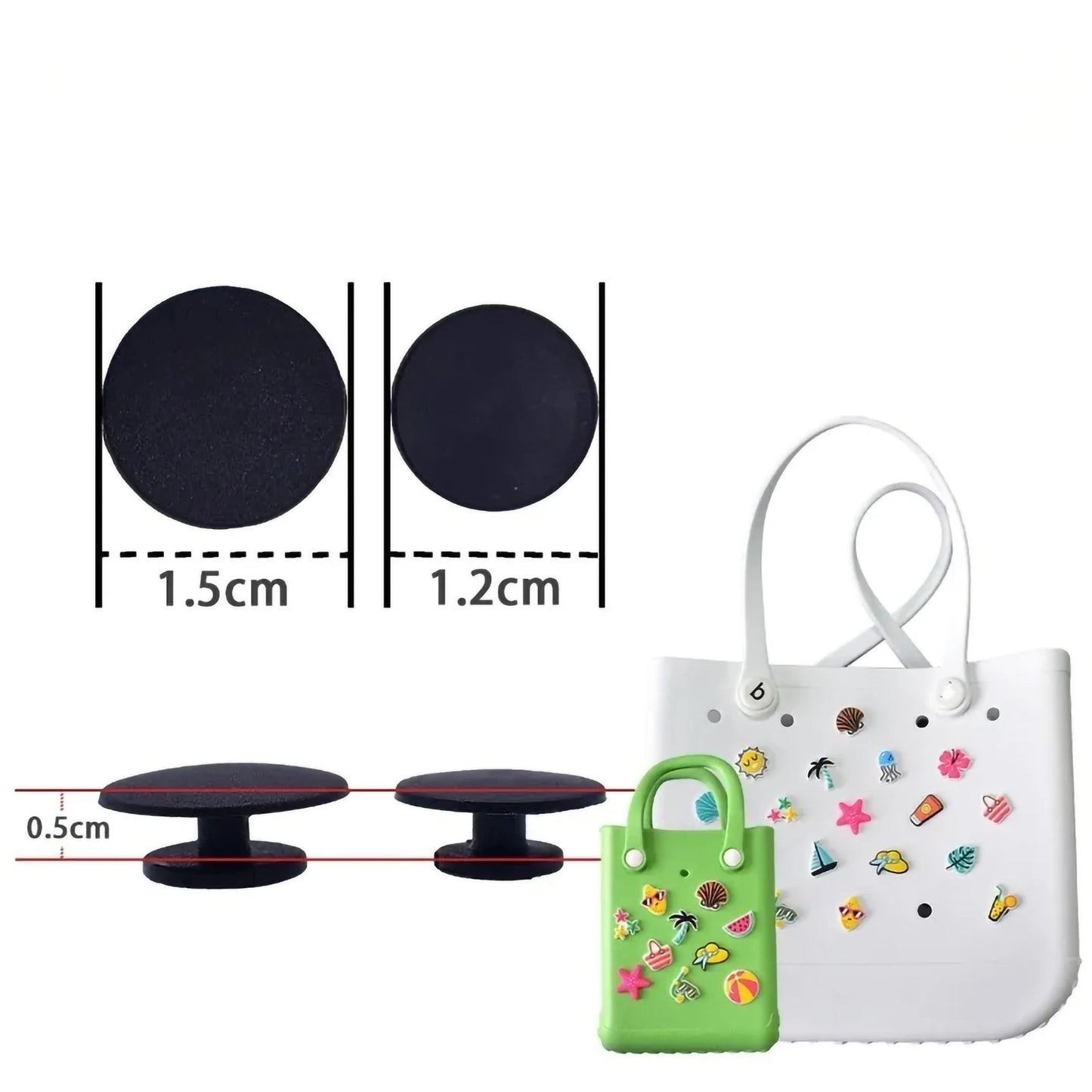 Lovely Bogg Bags Accessories Rubber Summer Decoration Women Beach Tote