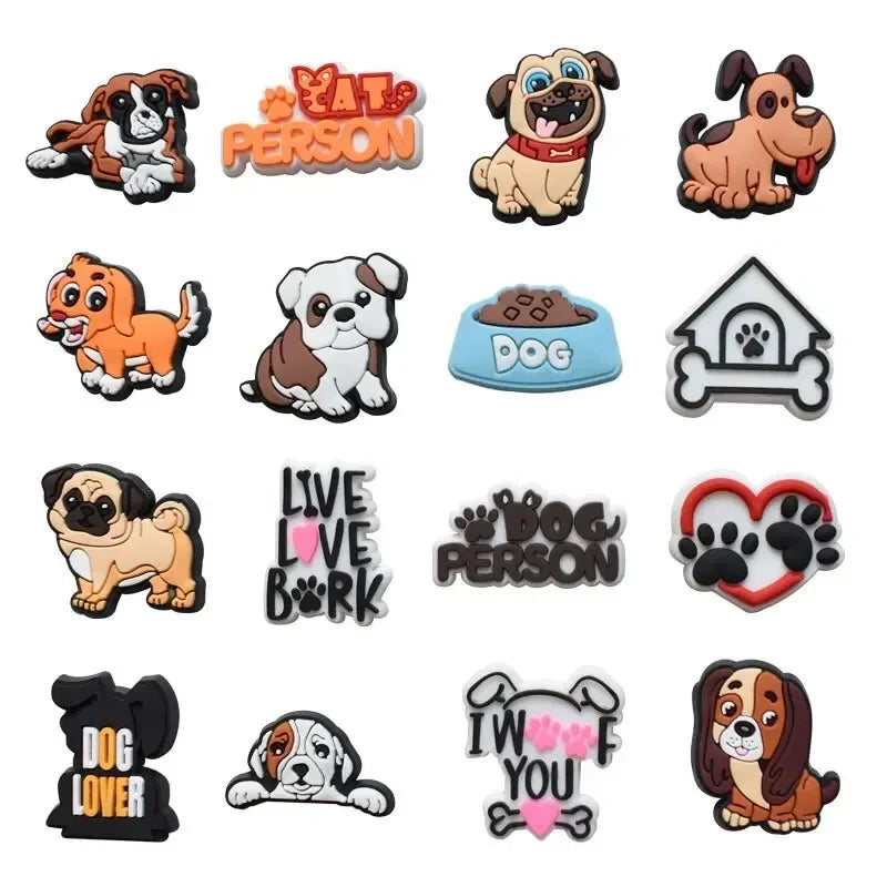 Dog And Cat Shoe Charms - JIBBITZ Style