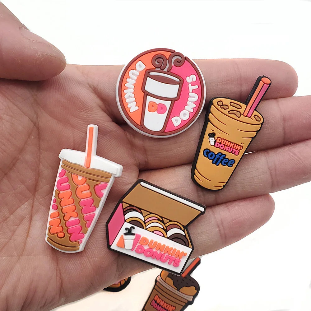 Cute Cartoon Food and Drink Charms - JIBBITZ Style