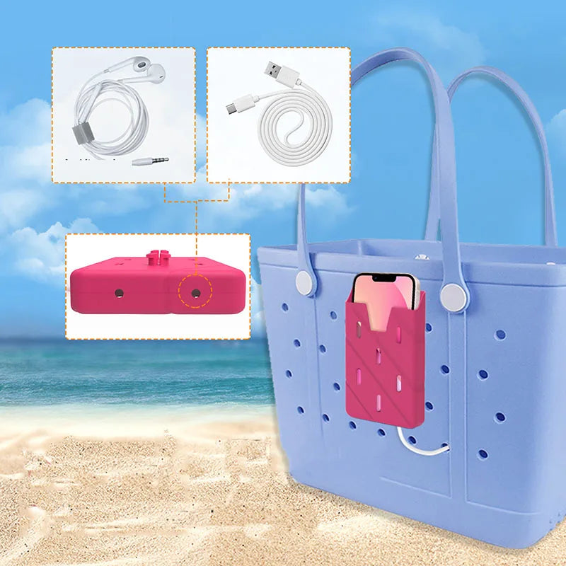 Bogg Beach Bag Rubber Phone Holder Accessory