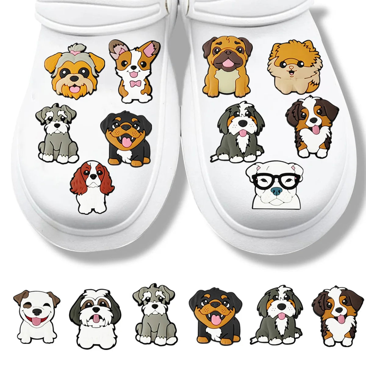 Cute Dogs Animal Series Charms - JIBBITZ Style