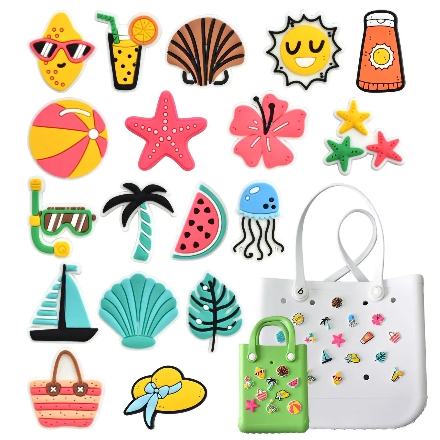 Lovely Bogg Bags Accessories Rubber Summer Decoration Women Beach Tote