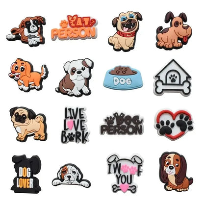 Dog And Cat Shoe Charms - JIBBITZ Style