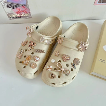 Sparkling Rhinestone Charms Set - JIBBITZ Style