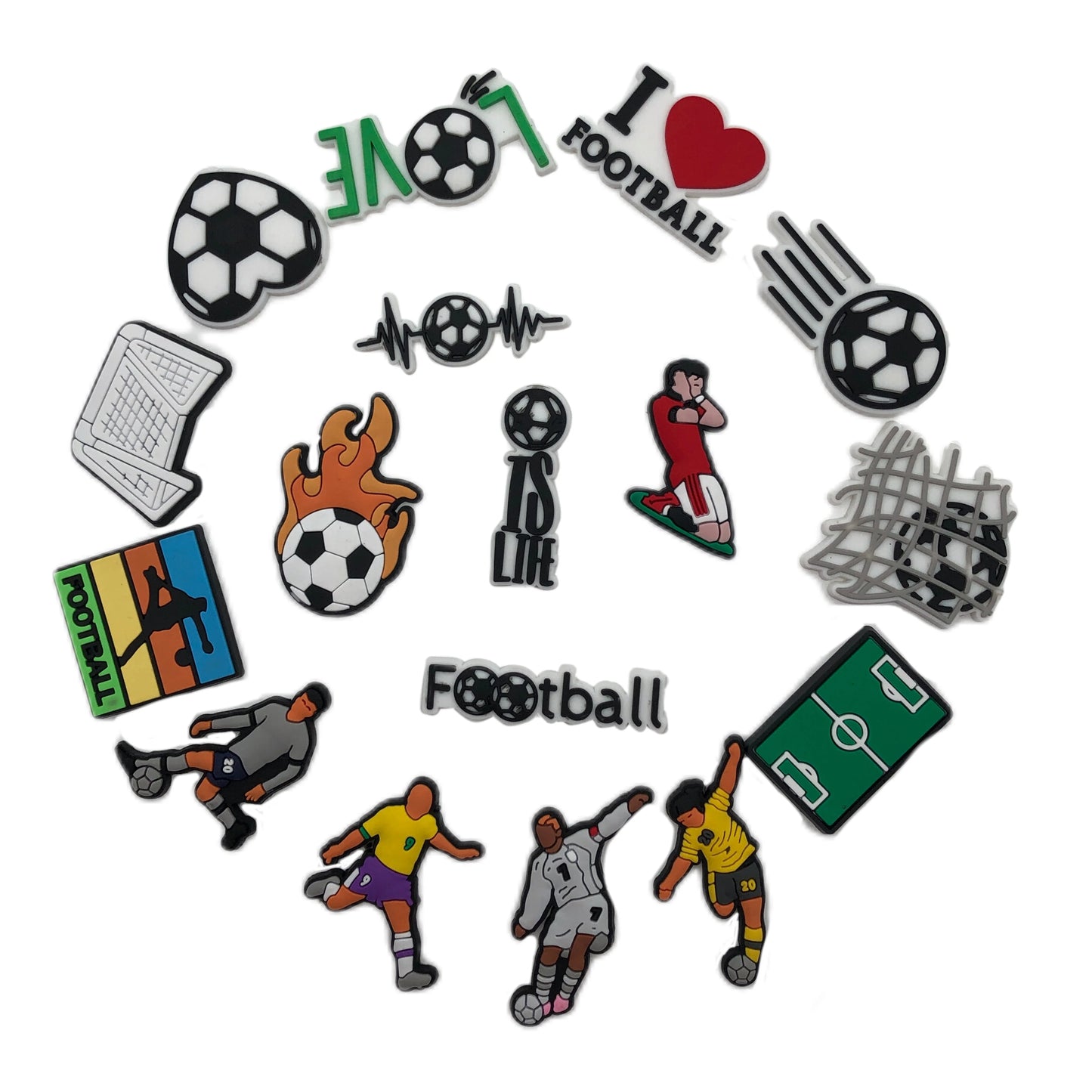 Football Design Charms