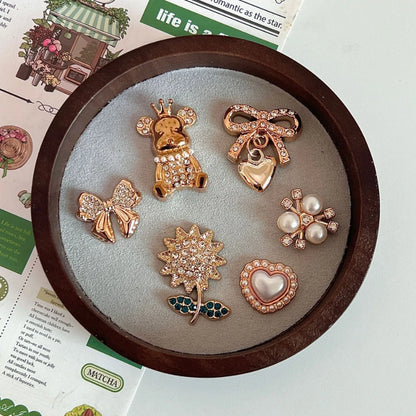 Sparkling Rhinestone Charms Set - JIBBITZ Style
