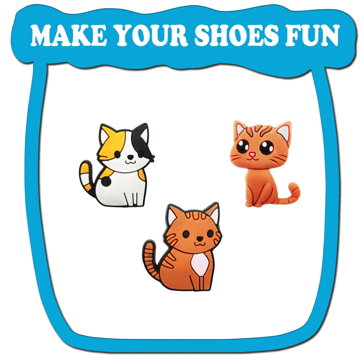 Cute Cat Charms - JIBBITZ Style