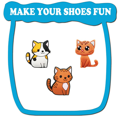 Cute Cat Charms - JIBBITZ Style