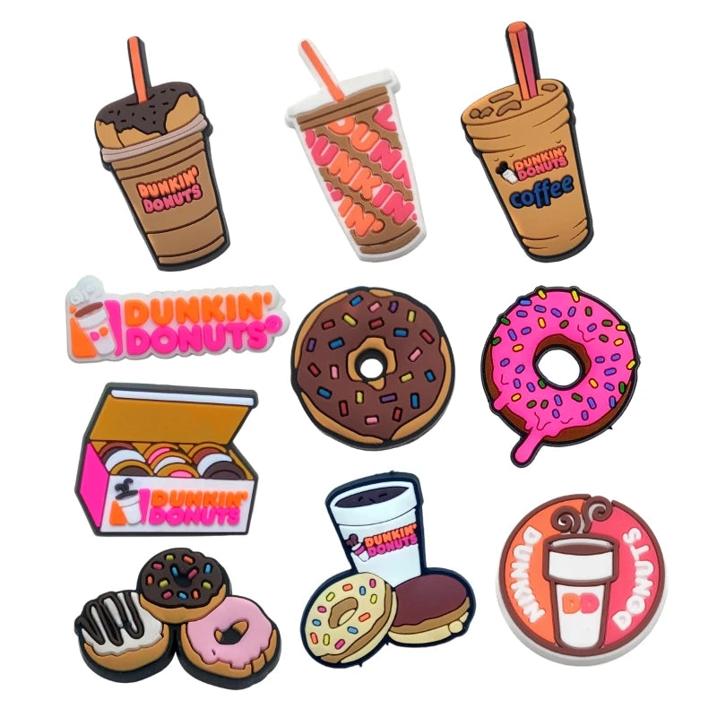 Cute Cartoon Food and Drink Charms - JIBBITZ Style